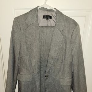 Like New Gray Pants Suit- Size 14
